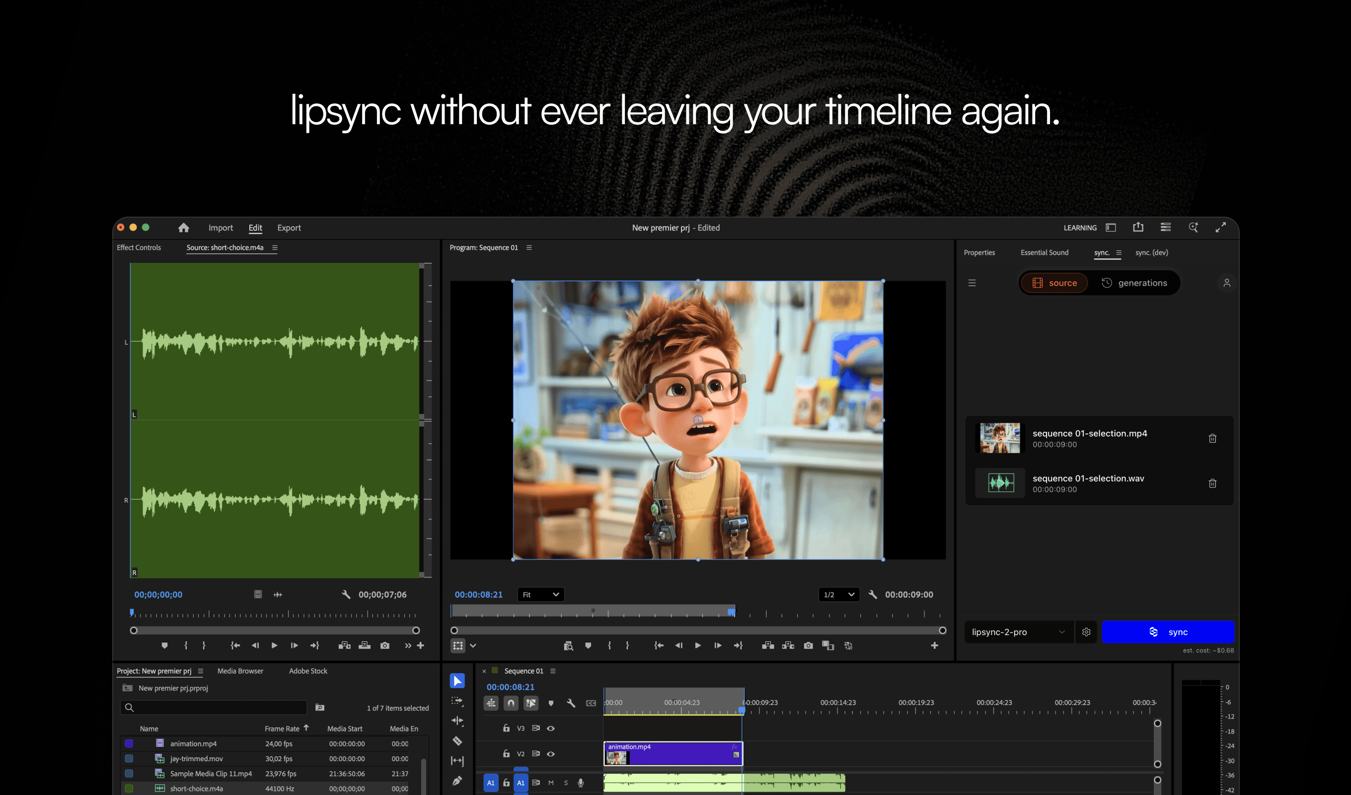 sync Adobe Premiere Pro Plugin