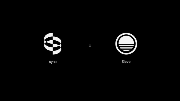 Sync. x Sieve partnership