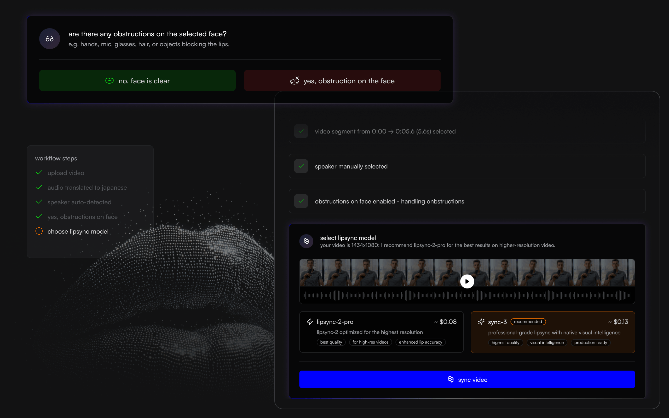 Assistant mode model picker